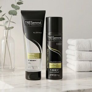 TRESemme Hair Gel & Hairspray Extra Firm Control All Day Hold 9 oz & 4.2 oz NEW